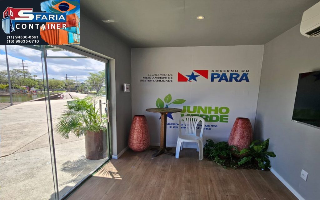 Conteiner marítimo 40 pés 