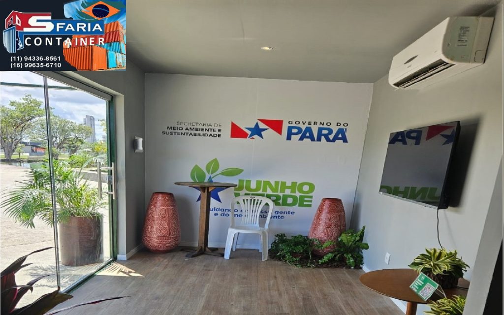 Conteiner marítimo 40 pés 